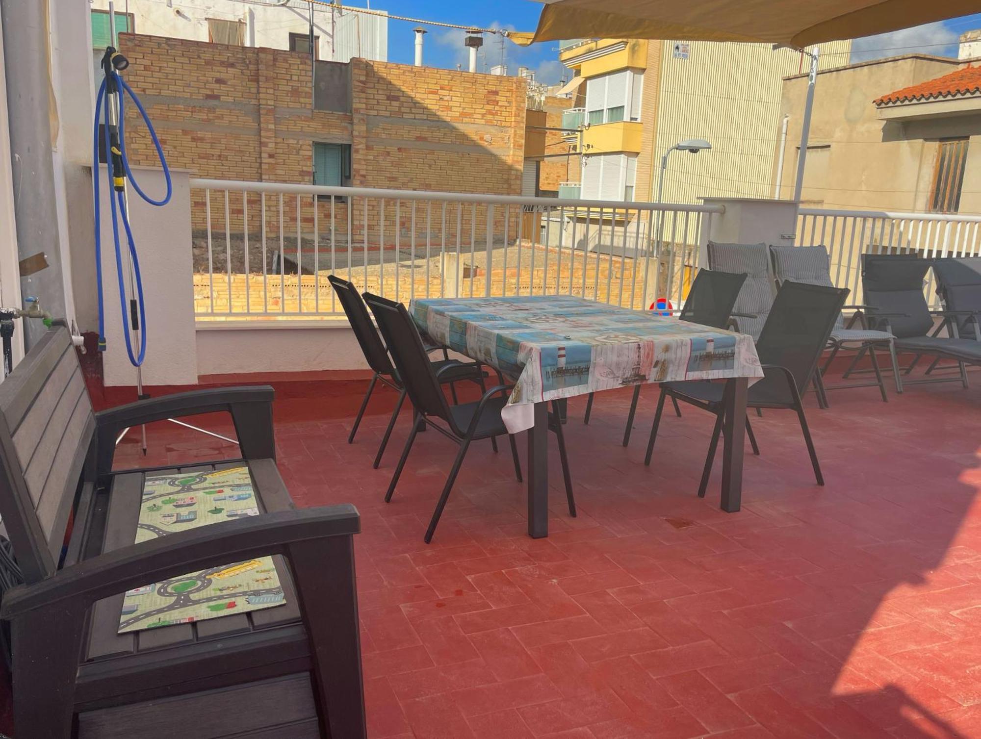 Lleida 25, Casa A Planta Baixa Amb Amplia Terrassa Equipada Amb Barbacoa Villa Sant Carlos de la Ràpita Eksteriør bilde